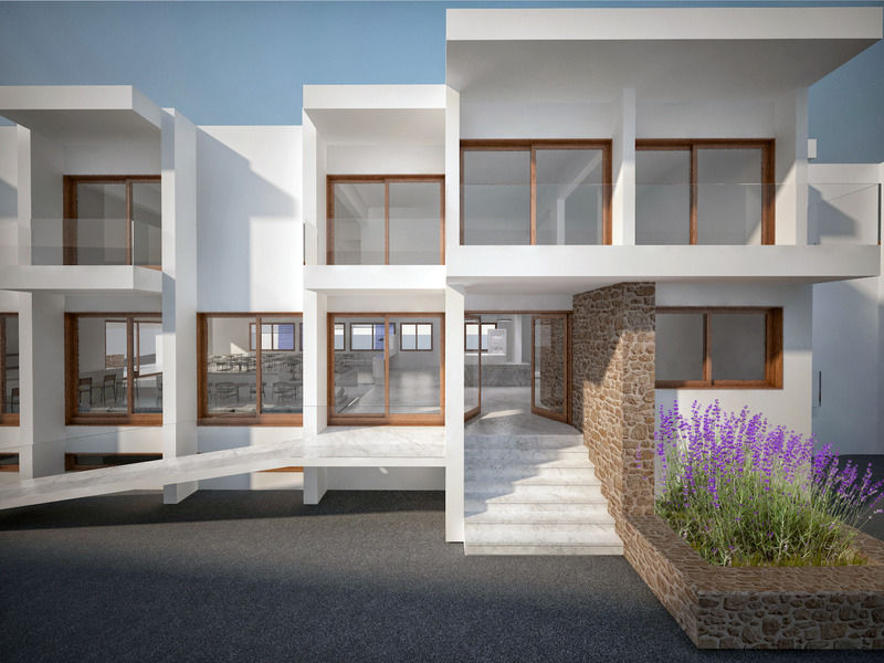 Zephyros Hotel Myrties Bagian luar foto